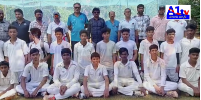 The selection event for cricket and hockey under the School Games was conducted in Vizianagaram, with numerous students participating and teams being formed.