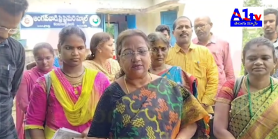 Under Special Officer Prameela Gandhi’s leadership, officials visited Kuntubhuktavalasa to assess the anganwadi center and school infrastructure.