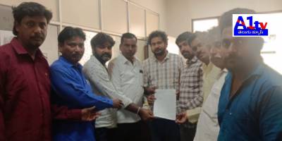 A petition was submitted to the BC Welfare Officer in Peddapalli to ensure Indiramma houses and other government schemes for Veerabhadri community members.
