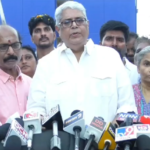 TDK Chairman Vemulapatti Ajay Kumar visited the Allipuram housing complex in Nellore Rural, interacting with locals to understand their issues and discussing improvements with the media.