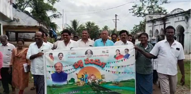 TDP senior leader Karraka Sathyanarayana emphasized village development as the core goal, highlighting foundation ceremonies for infrastructure projects funded by the state government.