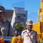 During the Martyrs' Remembrance Day at Amalapuram, District Collector Mahesh Kumar, SP Krishna Rao, and MP Subhash Chandra Bose paid tribute to fallen heroes.