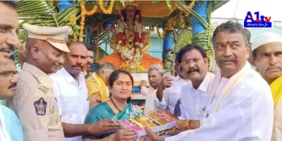 On Valmiki Jayanti, Minister Savitamma pays tribute at the Valmiki statue in Penugonda, emphasizing the significance of the Ramayana.