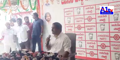 In a press meet, MLA Vamsikrishna Srinivas criticized former CM YS Jagan for not holding media conferences during his tenure and raised concerns about corruption in private building acquisitions for secretariats.