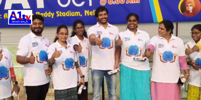 World Stroke Day event conducted by Shine Super Specialty Hospital in Nellore raised awareness on stroke symptoms, causes, and early treatment importance.