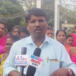CITU leader Balram warns to unite VOs across the state for protests if jobs are removed. Women employees in large numbers participated in the event.