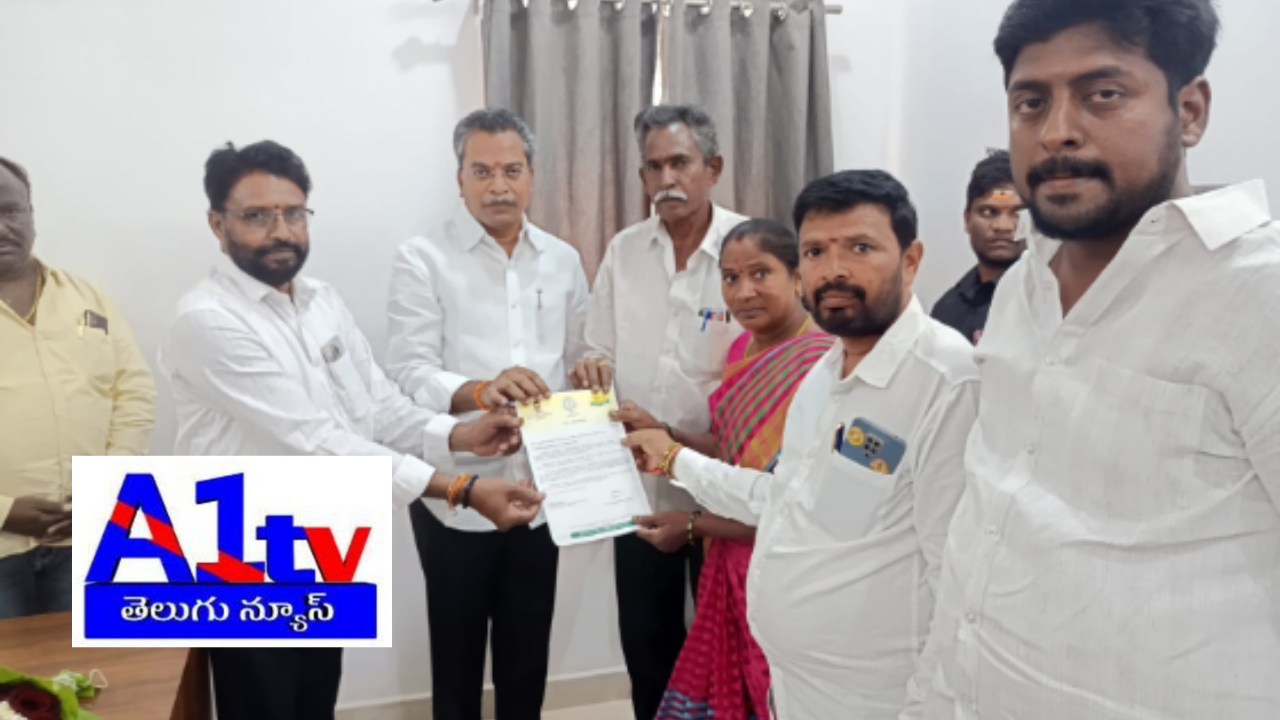 Two beneficiaries received financial aid from the CM Relief Fund in Mylavaram, handed over by MLA Vasantha Krishna Prasad for health expenses.
