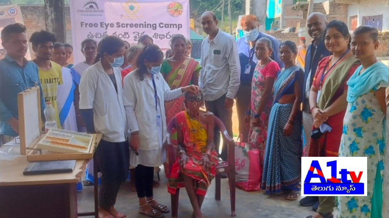 Pushpagiri Eye Hospital, with YS Society's support, conducted a free eye camp in Nellikekuva village, screening 60 people and providing surgeries for 26.
