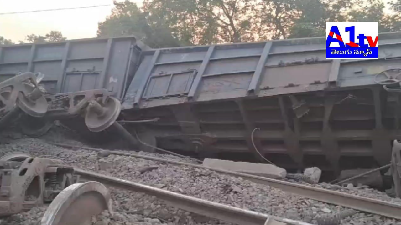 A goods train derailed in Peddapalli district, halting trains on major routes. Many trains were diverted or canceled due to the incident.