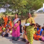 Women from Gudiseryala staged a protest over lack of RTC bus service. MLA Bojju Patel assured immediate action to resolve the issue.
