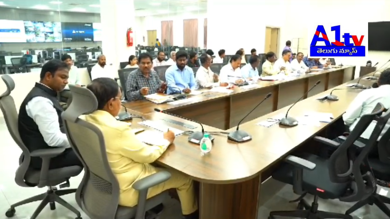 Minister P. Narayana directed the officials to expedite property and sewage tax collections in Nellore Municipal Corporation for increased revenue, supporting city development projects.