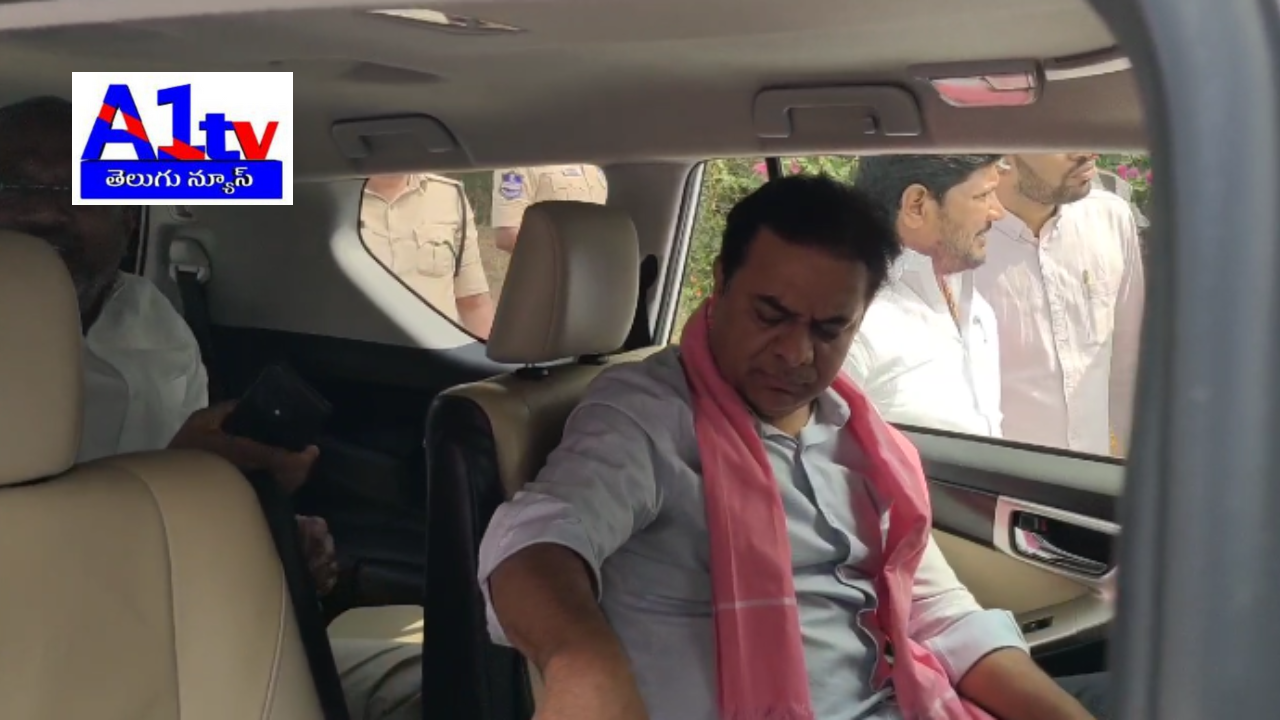 BRS Working President KTR, accompanied by key leaders, meets former MLA Patnam Narender Reddy at Charlapalli Jail amidst growing party support.
