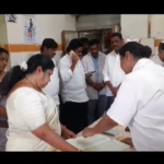 MLA Matta Ragamayi inspected the government hospital in Sathupalli, raised concerns over food quality and staff behavior, and warned strict action.