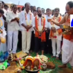Health and Family Welfare Minister Satyakumar Yadav and Janasena Party Secretary Chilakamma Madhusudhana Reddy participated in various community programs, including Jalaharati and road inaugurations in Dharmavaram.
