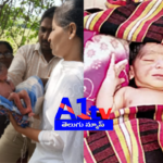 A baby girl was abandoned in a trash heap in Kanchikacherla, leading to widespread shock. Locals found her and immediately rushed her to the health center.