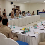 A crime review meeting led by Cyberabad Police Commissioner Avinash Mohanty was held at Shamsabad to discuss crime prevention strategies and case reviews.