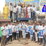 Congress leader KLR demanded Amit Shah's removal for remarks on Ambedkar, during a peaceful protest at Tukkuguda, honoring Ambedkar's contributions.