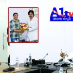 Producer Dil Raju met AP Deputy CM Pawan Kalyan at Mangalagiri camp office to discuss various issues related to the film industry and upcoming projects.