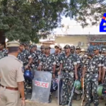 DSP Venkata Reddy oversees field training for trainee SIs and QR teams, focusing on combing operations in Narayankhed rural areas.