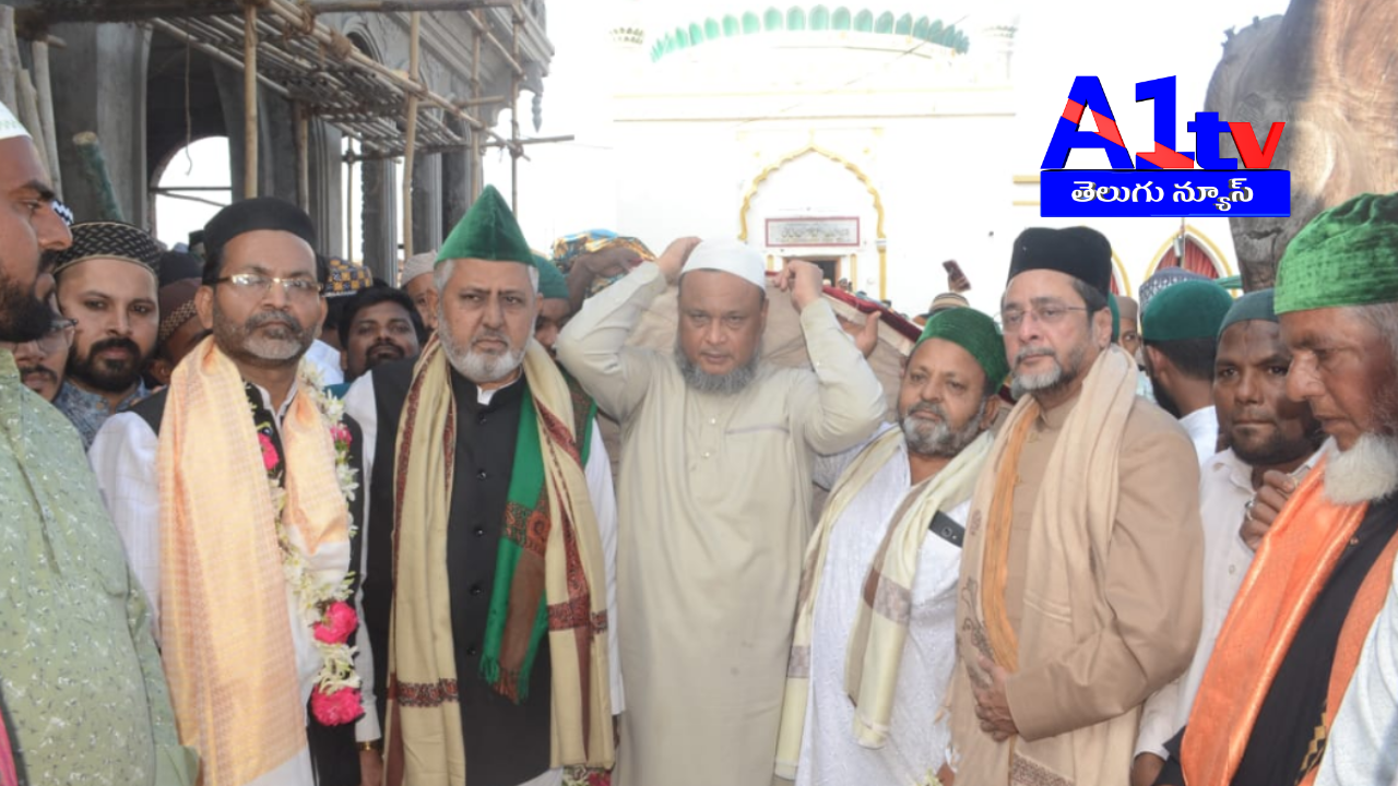 A grand procession of Gilab was held in Warangal, leading to Ajmer Sharif Dargah for annual celebrations. The event saw large participation with special prayers and rituals.