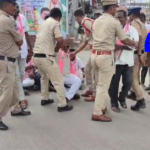 BRS leaders in Telangana protested against illegal arrests, accusing Congress of deceiving the public by failing to implement six guarantees.