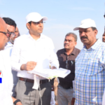 District Collector inspects the 10-acre land allocated for the Integrated Court Complex in Gadwal, ensuring road connectivity and addressing concerns from both lawyer groups.