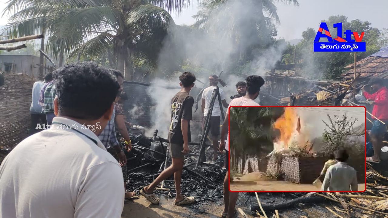 In Chinnari Gandi village, local youth swiftly removed gas cylinders from the kitchen, preventing a major disaster.
