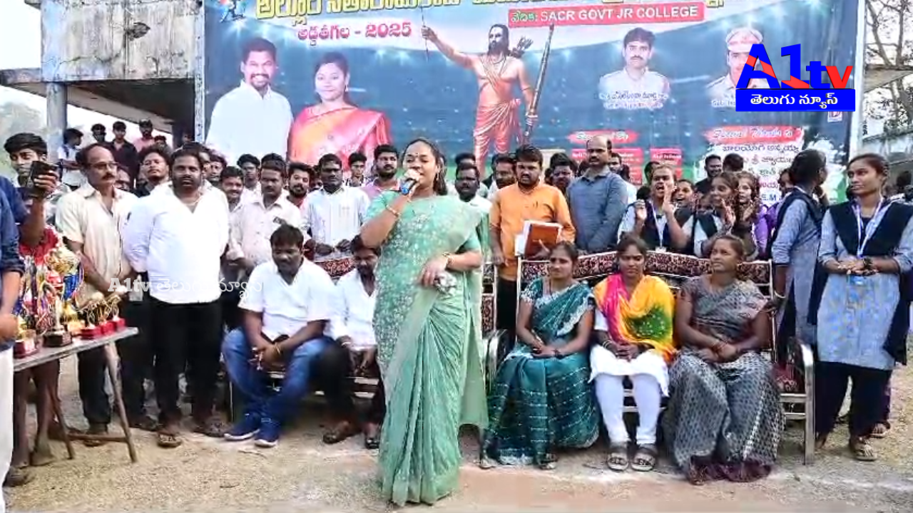 MLA Sirisha Devi awarded cash prizes to Alluri Cricket Tournament winners and encouraged tribal youth to focus on sports development.