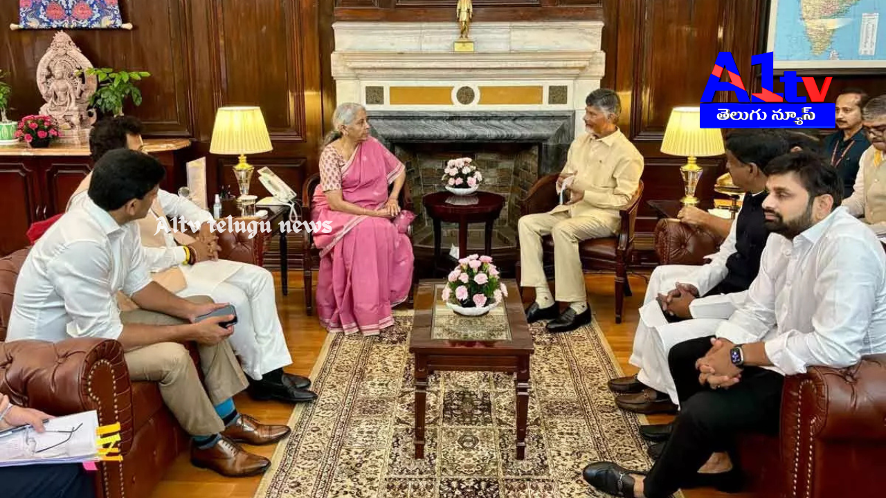 Andhra Pradesh CM Nara Chandrababu Naidu met with Finance Minister Nirmala Sitharaman and Former President Ram Nath Kovind in Delhi, expressing gratitude for special package to Visakhapatnam Steel Plant.