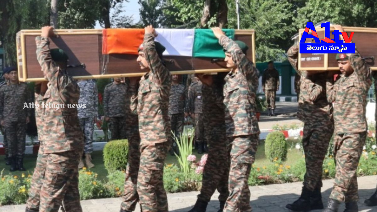 AP soldier Pangala Karthik succumbed to injuries in a Jammu & Kashmir terror attack. His demise has cast a shadow of grief over his village.