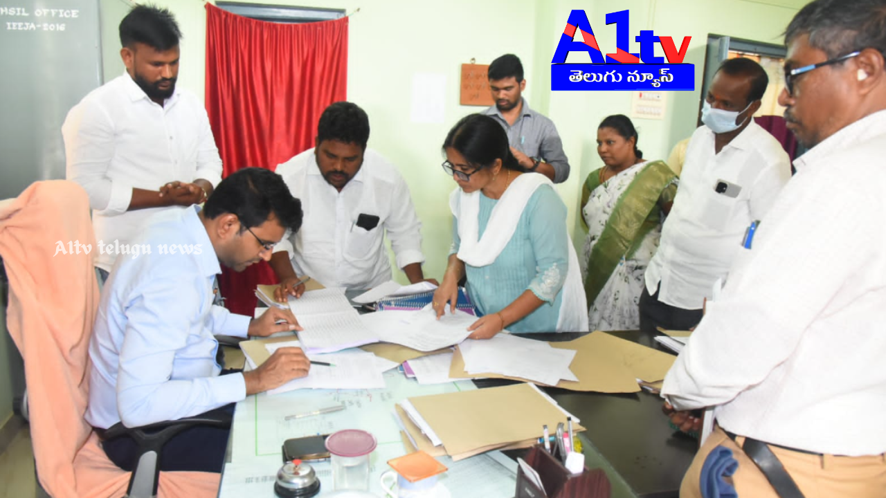 Collector B.Y.M. Santosh reviewed the Rythu Bharosa and ration card verification process in Aiza, ensuring benefits reach eligible beneficiaries.
