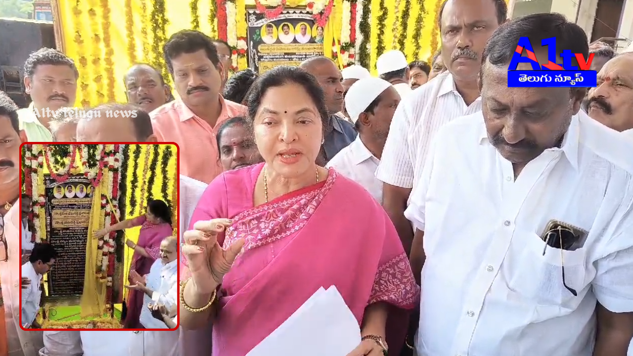 Kovuru MLA Vemireddy Prashanthi Reddy laid the foundation for a CC road in Pothireddy Palem. ₹12.50 crore fund approved for 180 roads in the constituency.