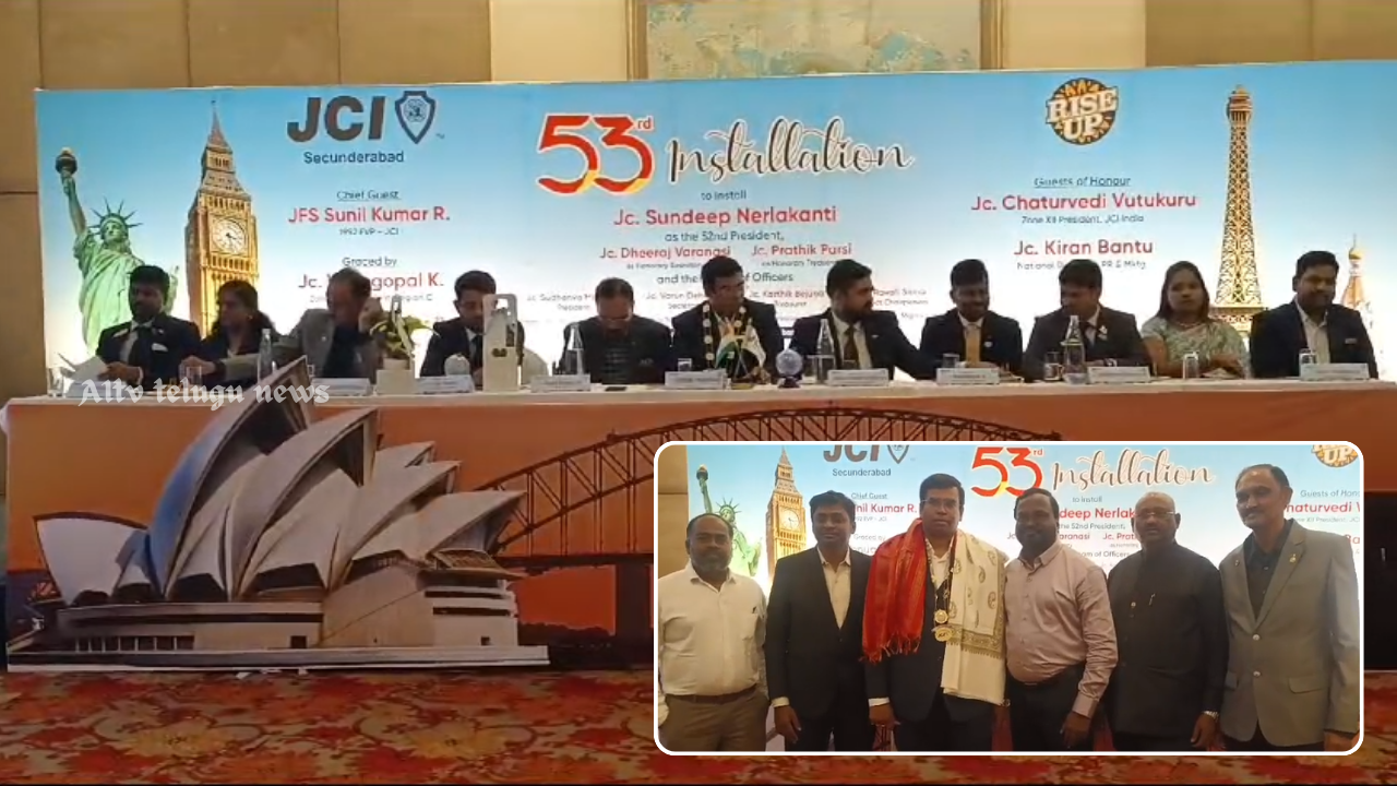 JCI Secunderabad celebrated its 53rd Installation Night with leadership changes and a remarkable ceremony at Hotel Radisson Blu. The event witnessed new team appointments and a global "World Tour" theme.