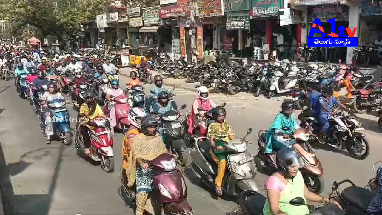 A road safety awareness rally was conducted in Proddatur by the police and transport departments, emphasizing the importance of helmet use.