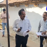 Additional Collector Nagesh reviewed the survey in Bagirthipalli for Rythu Bharosa, Indiramma Aathmiya Bharosa, ration cards, and housing schemes.