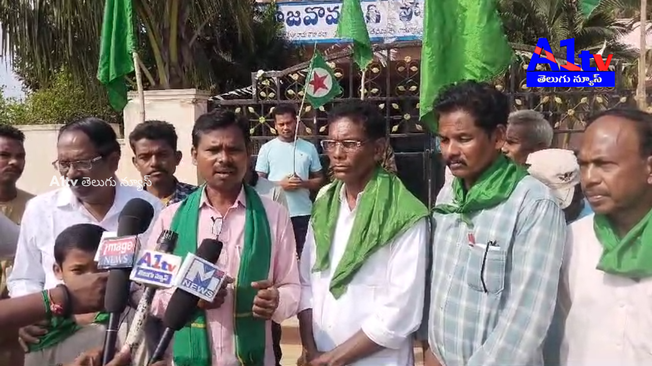 A 48-hour bandh is underway in Rajavommangi, with tribals and left parties protesting to protect the 1/70 Act.