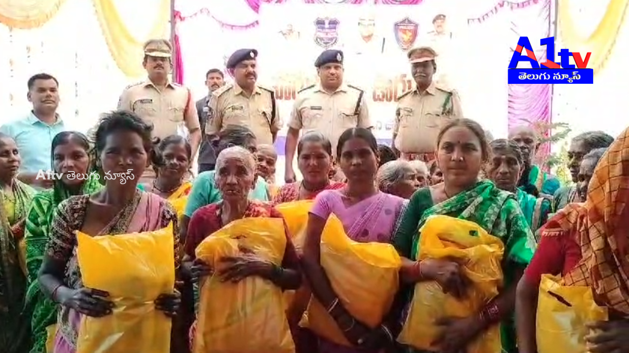 SP Srinivas Rao visits Maoist Anita's family in Penchikalpet, inquires about their issues, and provides assistance.
