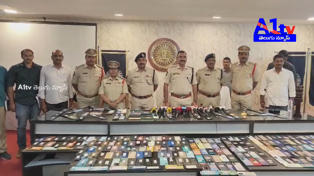 CCS police recovered 310 mobiles in Krishna district. Using MMTS technology, they tracked and returned the stolen devices to the owners.