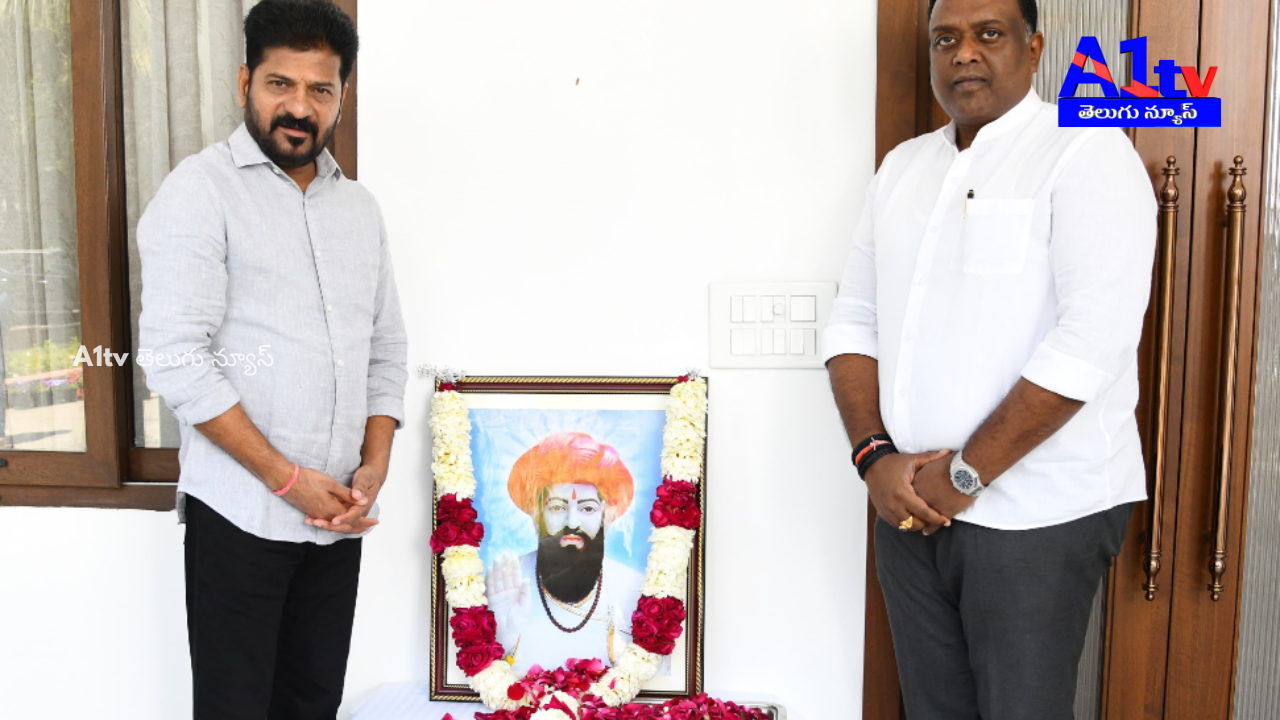 CM Revanth Reddy paid floral tribute to Sant Sevalal Maharaj on his birth anniversary.