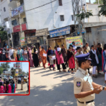 Cyber crime awareness rally in Gadwal town. CI Sri T. Sreenu advises youth to be cautious about cyber crimes.