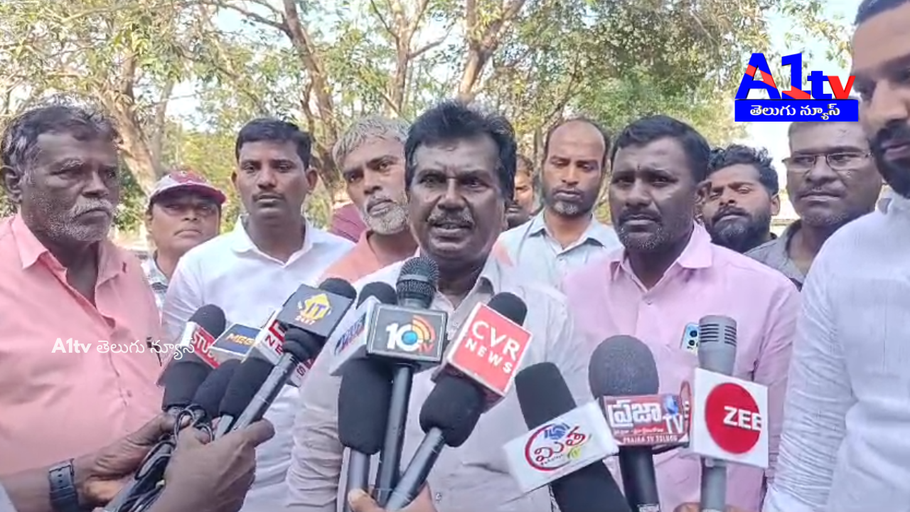 After providing 10 cent plots to Sriharikota colony residents, a dispute arose in Akkarapak village, and the victims expressed their concerns before the media.