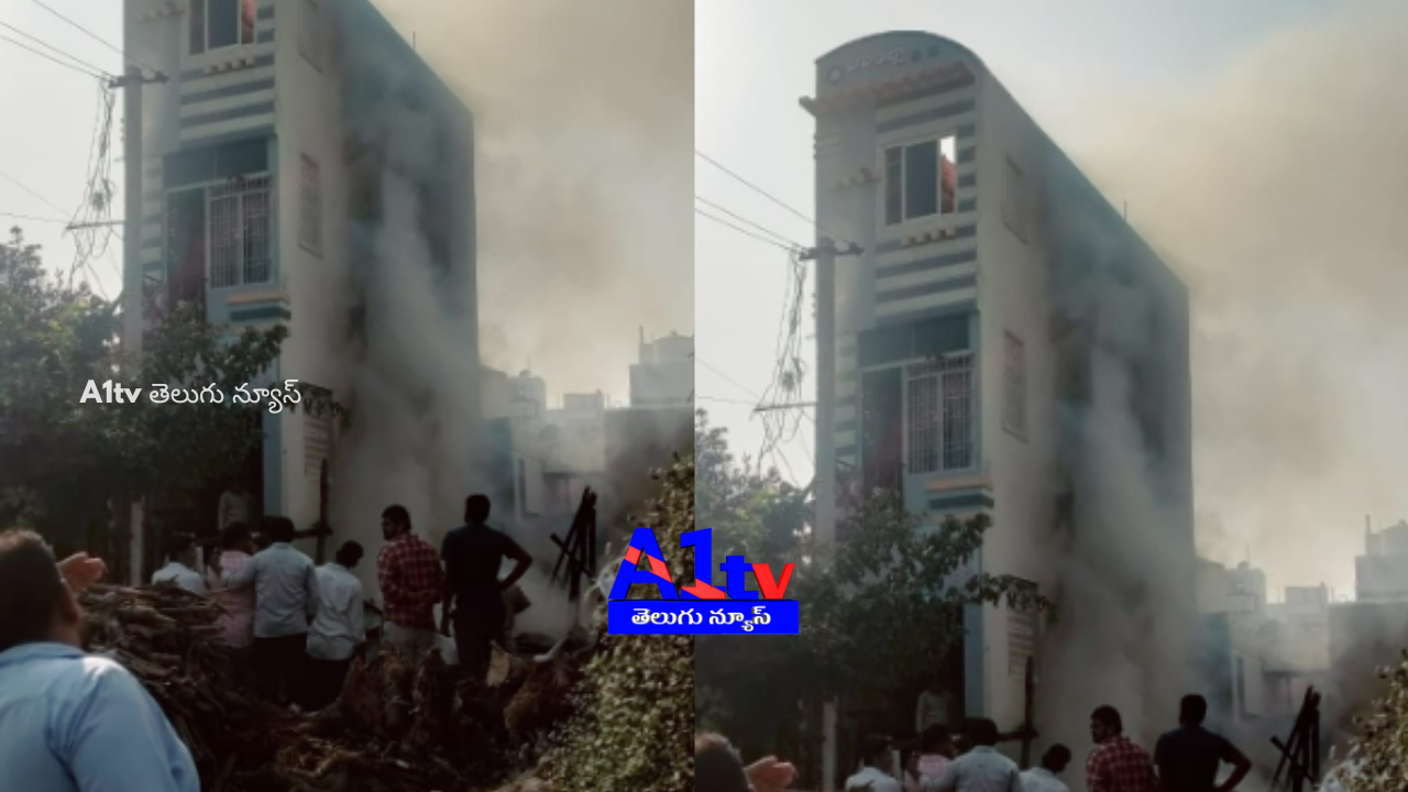 A massive fire broke out behind Kala Mandir Shiva Temple. Firefighters are working to control the flames.