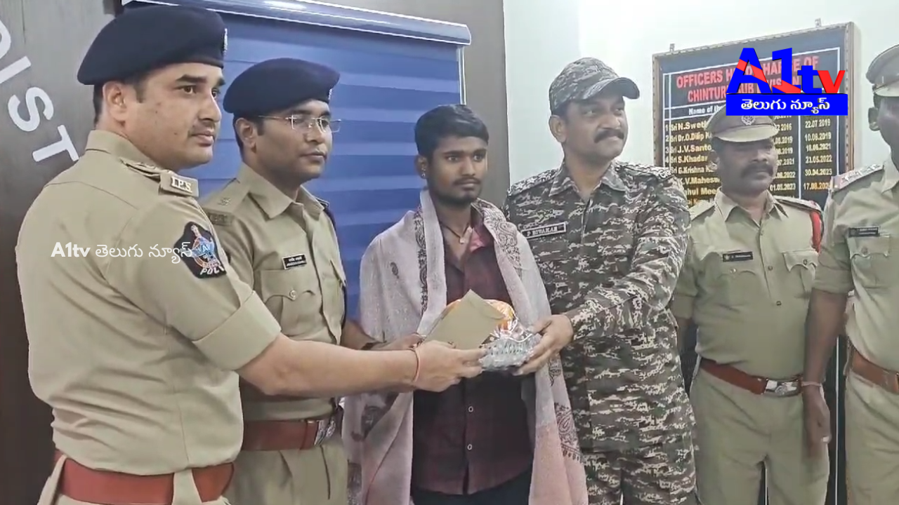 Maoist Kuram Santu surrendered in Chintoor, influenced by police reform programs, deciding to join mainstream society.