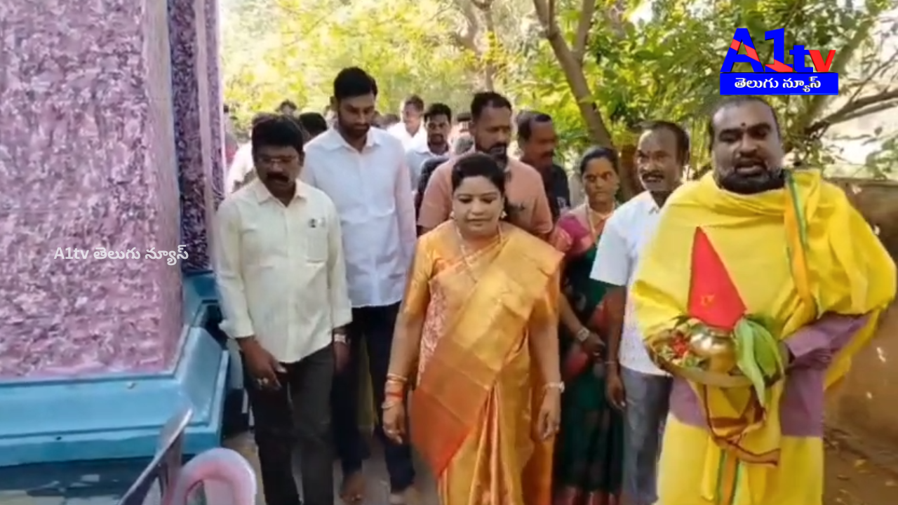 On Mahashivratri, ministers Kondapalli Srinivas Rao and Gummadi Sandhya Rani visited the Jayithi Sri Mallikarjuna Swamy Temple in Mentada Mandal.