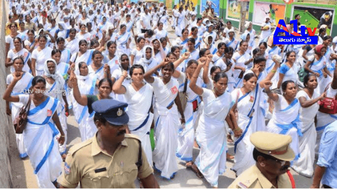 ASHA workers demand wage hike, job security; protest at Health Commissioner’s office. Police detain protesters across Telangana.