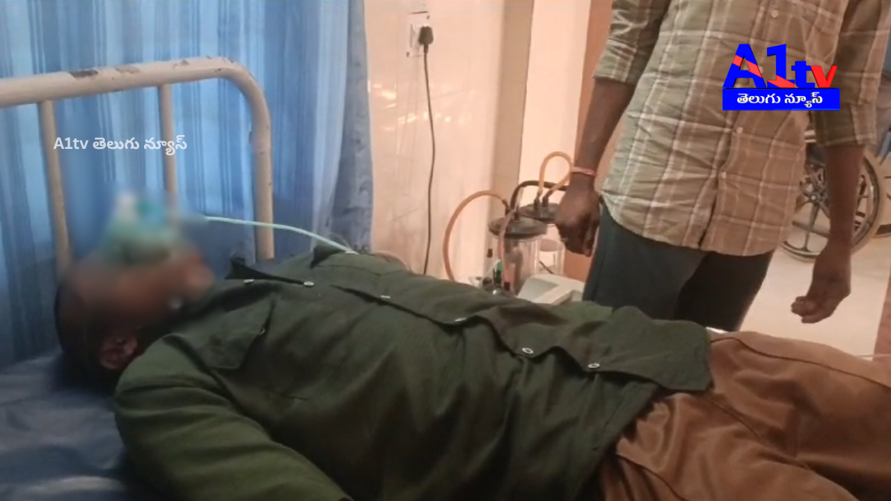 Constable Muddasani Pawan attempted suicide by consuming pesticide at Tiryani police station and was rushed to the hospital.