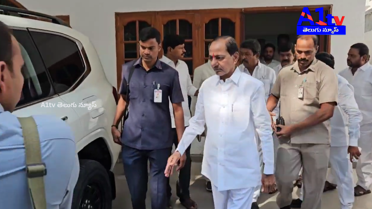 BRS chief KCR left his Nandinagar residence to attend the budget sessions in the Assembly.