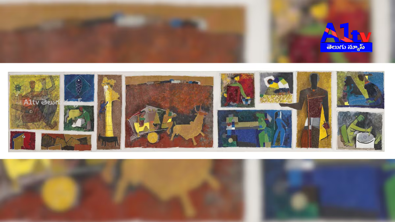 MF Husain’s painting ‘Gramayatra’ sold for ₹118 crore, making it the most expensive Indian artwork ever.