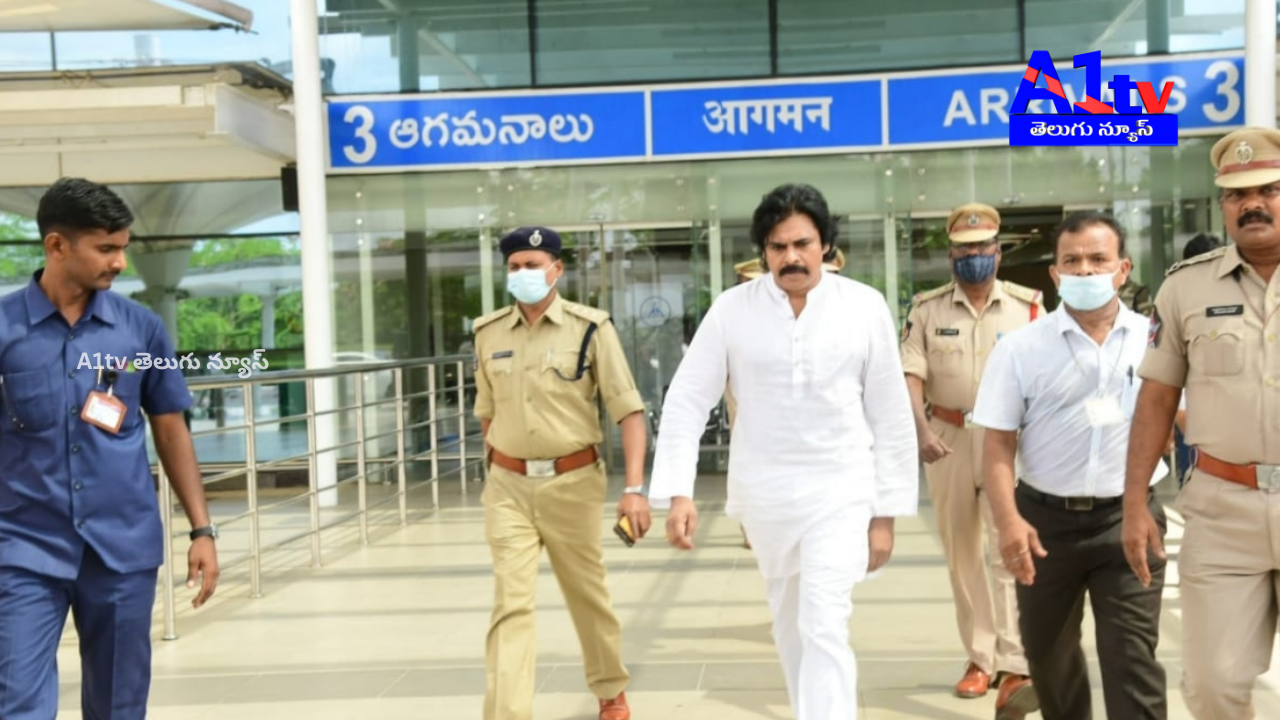Pawan Kalyan landed at Gannavaram, traveled to Mangalagiri by helicopter, and then headed to Pithapuram for the grand event.