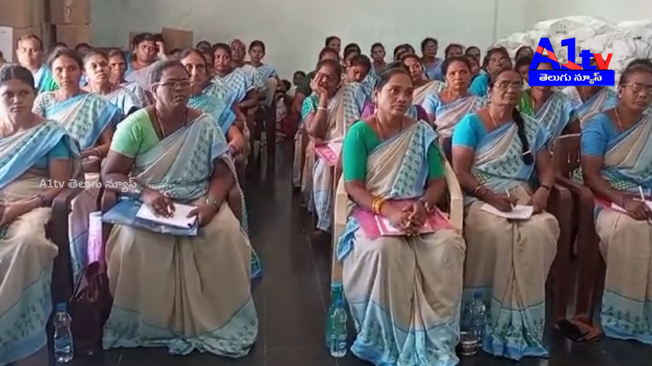 A three-day ‘Poshan Bhi - Padai Bhi’ training program is being conducted for Anganwadi workers at Gangavaram ICDS office.